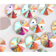 Hexagon Crystalab Sew on Stones Beads for Wedding Dress